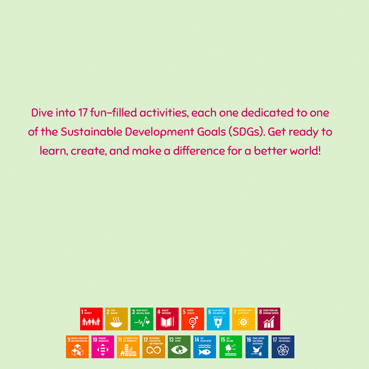 SDG Changemakers Activity Book